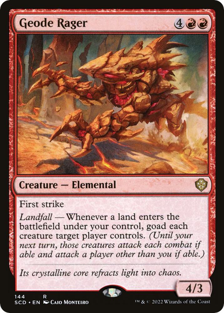 Geode Rager [Starter Commander Decks] 144