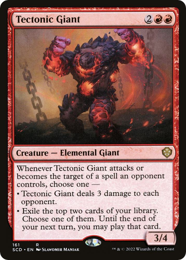 Tectonic Giant [Starter Commander Decks] 161