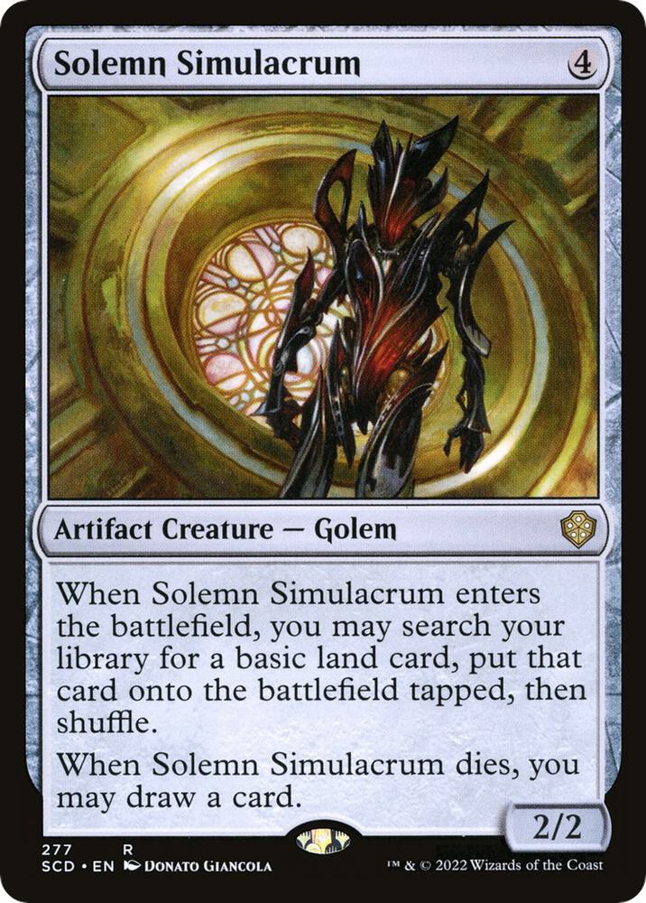 Solemn Simulacrum [Starter Commander Decks] 277