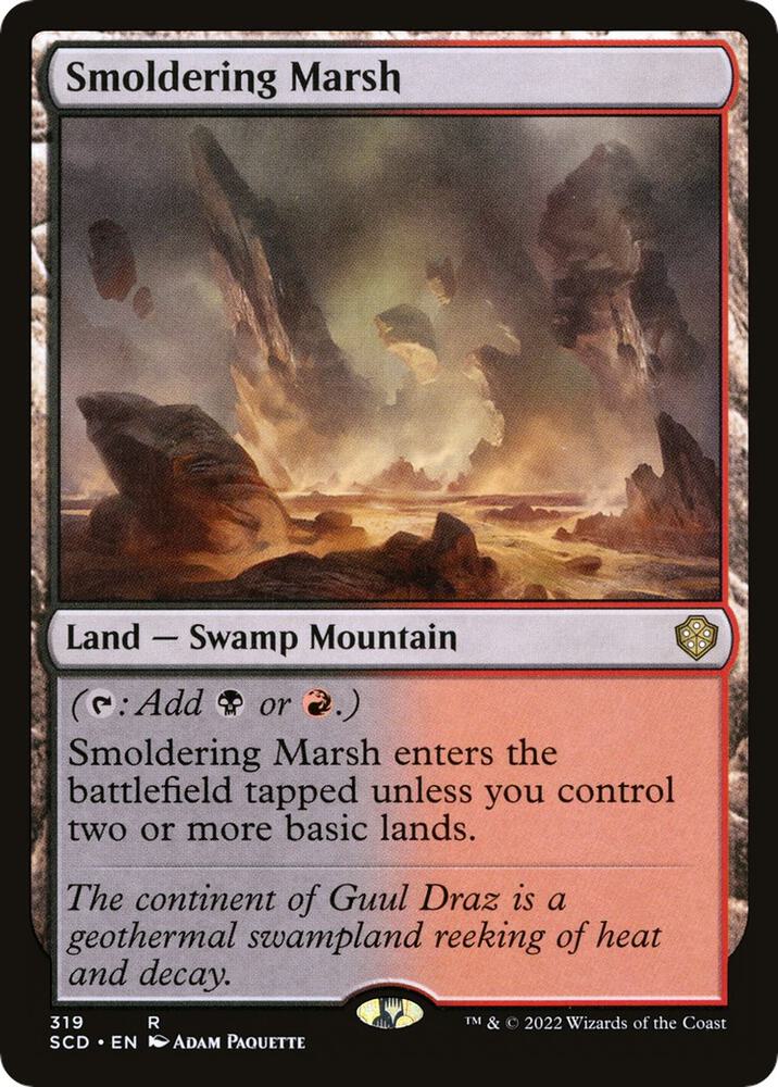 Smoldering Marsh [Starter Commander Decks] 319