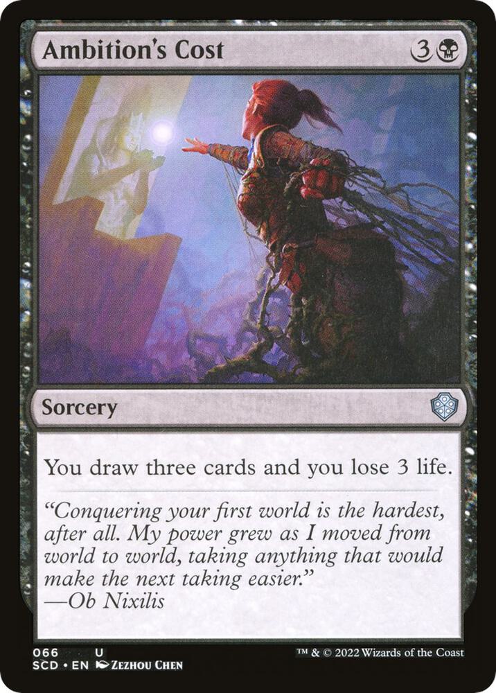 Ambition's Cost [Starter Commander Decks] 66