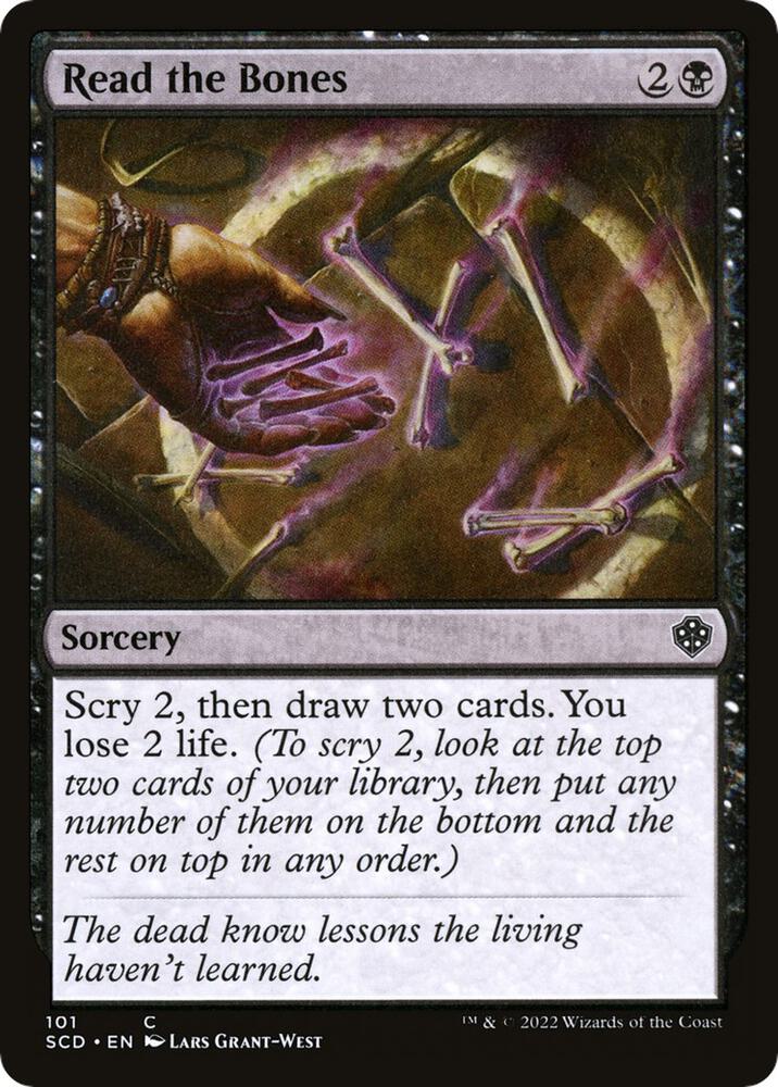 Read the Bones [Starter Commander Decks] 101
