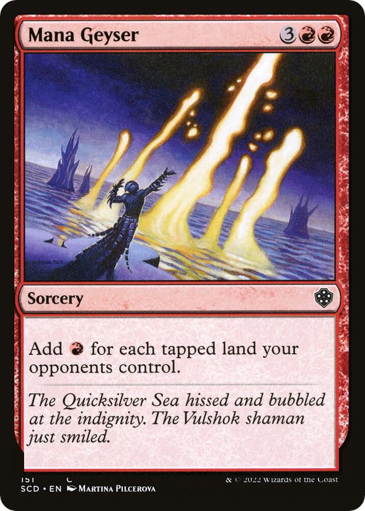 Mana Geyser [Starter Commander Decks] 151
