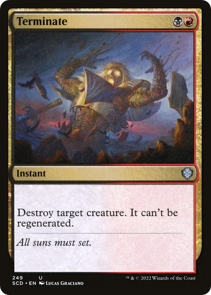Terminate [Starter Commander Decks] 249