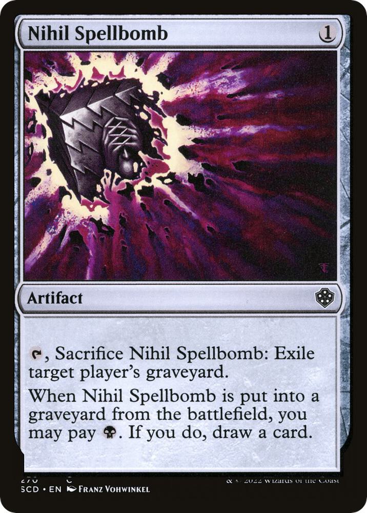 Nihil Spellbomb [Starter Commander Decks] 270