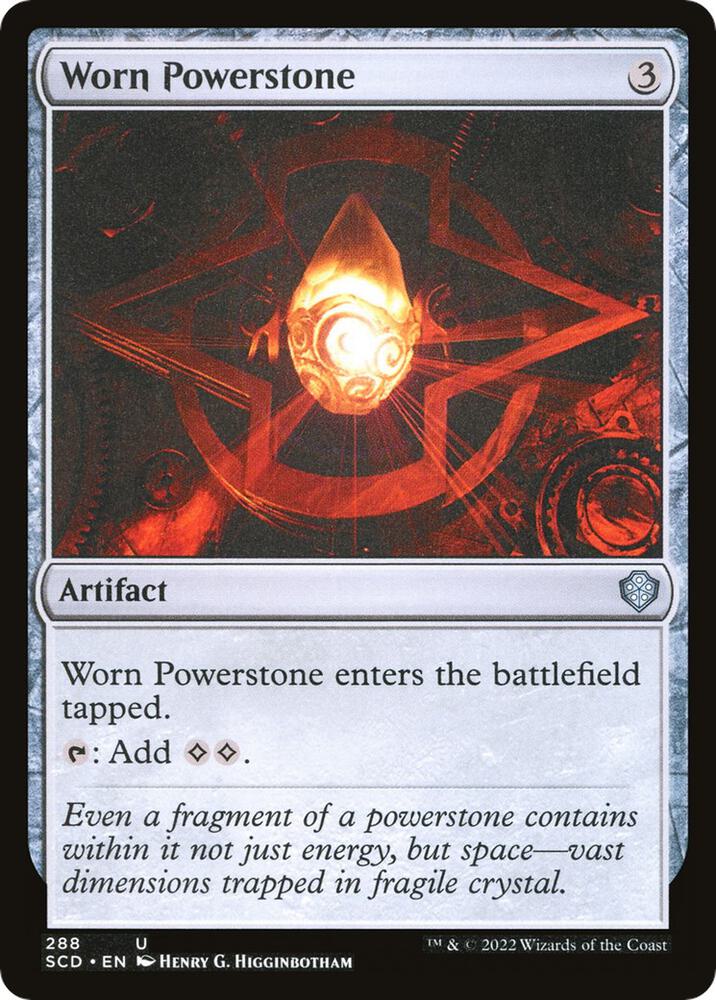 Worn Powerstone [Starter Commander Decks] 288