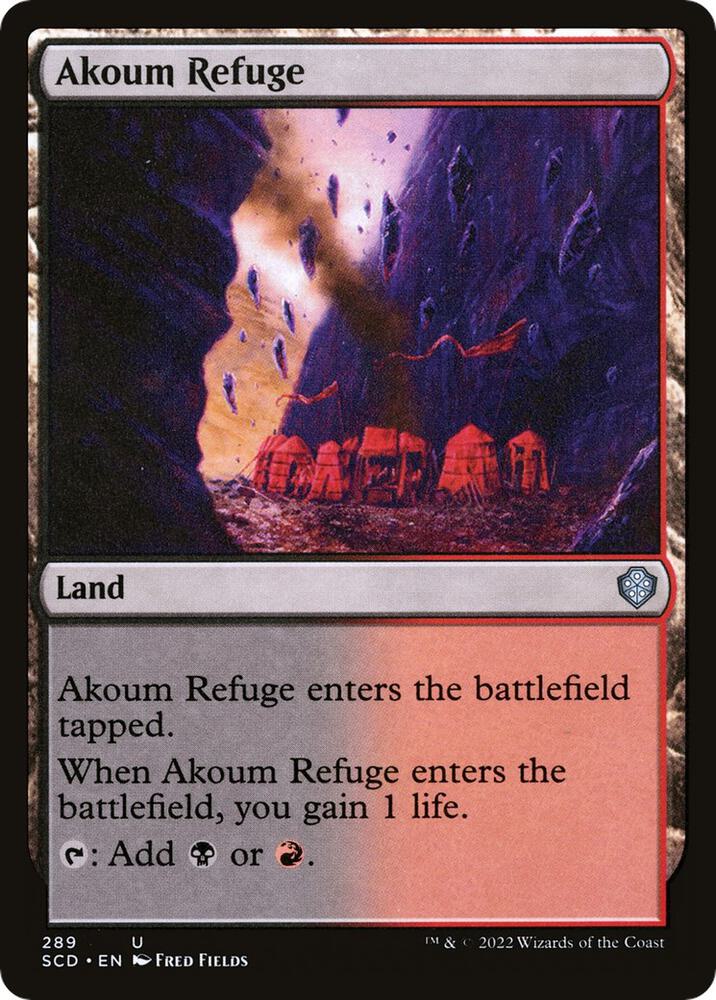 Akoum Refuge [Starter Commander Decks] 289