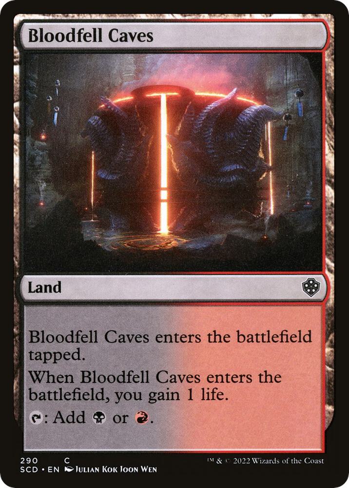 Bloodfell Caves [Starter Commander Decks] 290