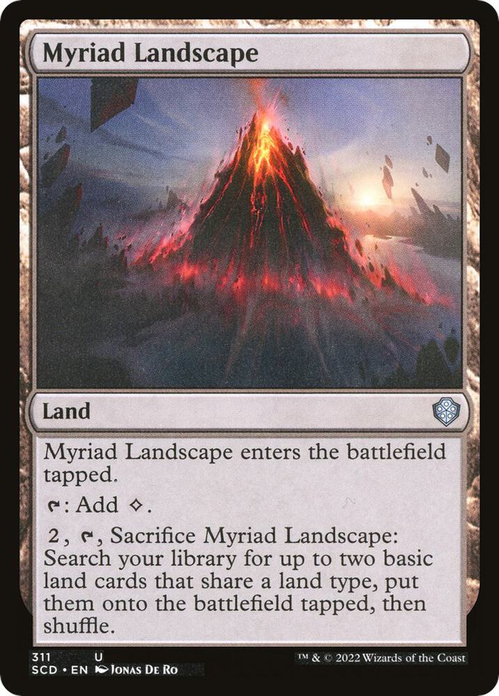 Myriad Landscape [Starter Commander Decks] 311