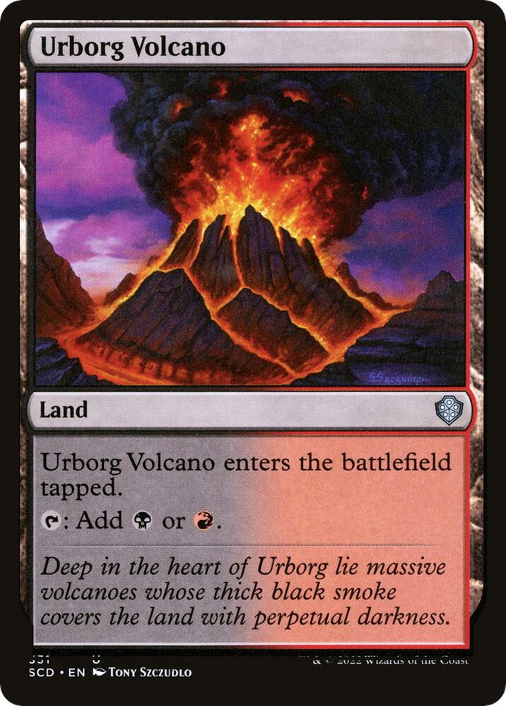 Urborg Volcano [Starter Commander Decks] 331