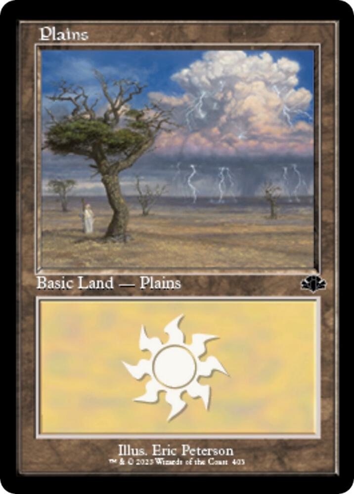 Plains (403) (Retro Frame) [Dominaria Remastered] 403