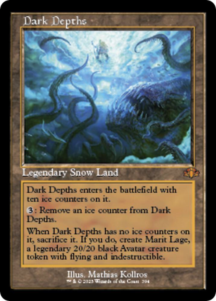 Dark Depths (Retro Frame) [Dominaria Remastered] 394