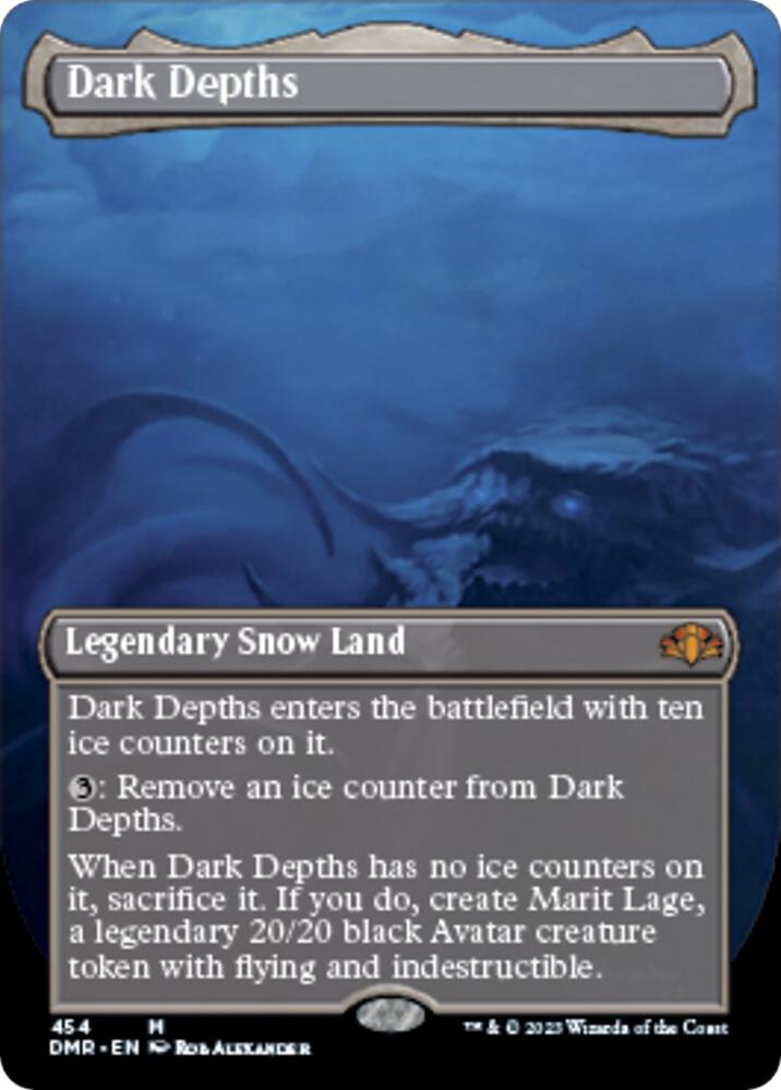 Dark Depths (Borderless) [Dominaria Remastered] 454