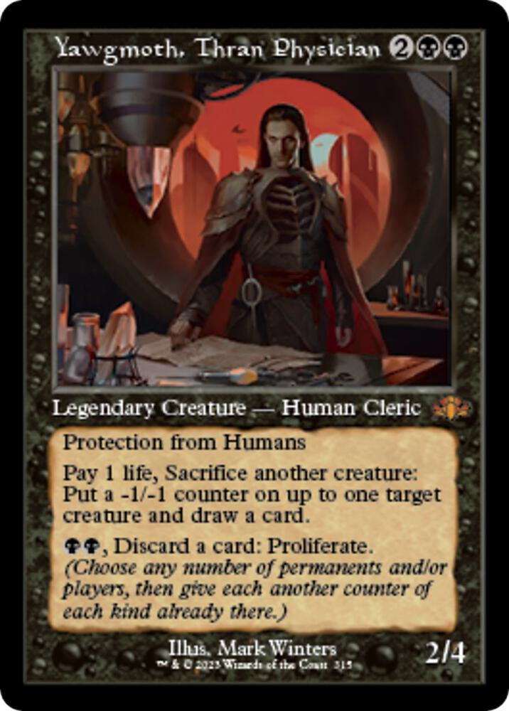 Yawgmoth, Thran Physician (Retro Frame) [Dominaria Remastered] 315