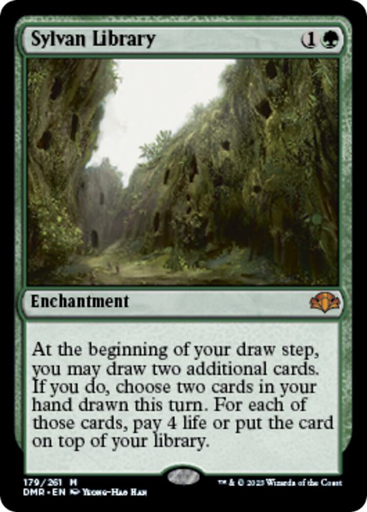 Sylvan Library [Dominaria Remastered] 179