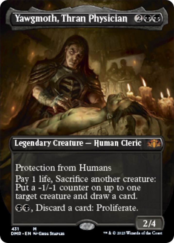 Yawgmoth, Thran Physician (Borderless) [Dominaria Remastered] 431