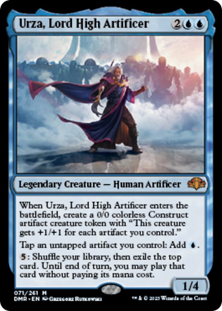 Urza, Lord High Artificer [Dominaria Remastered] 71