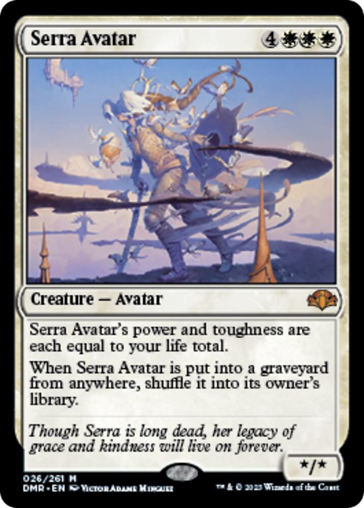 Serra Avatar [Dominaria Remastered] 26