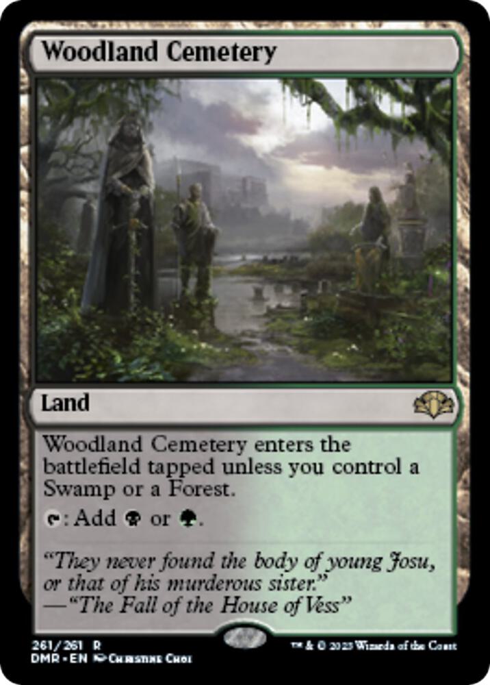 Woodland Cemetery [Dominaria Remastered] 261
