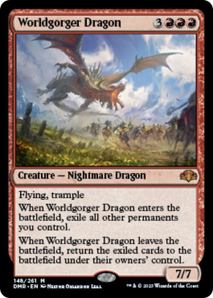 Worldgorger Dragon [Dominaria Remastered] 148