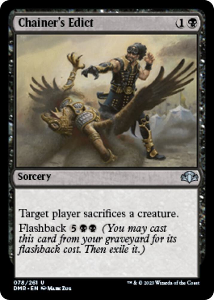 Chainer's Edict [Dominaria Remastered] 78
