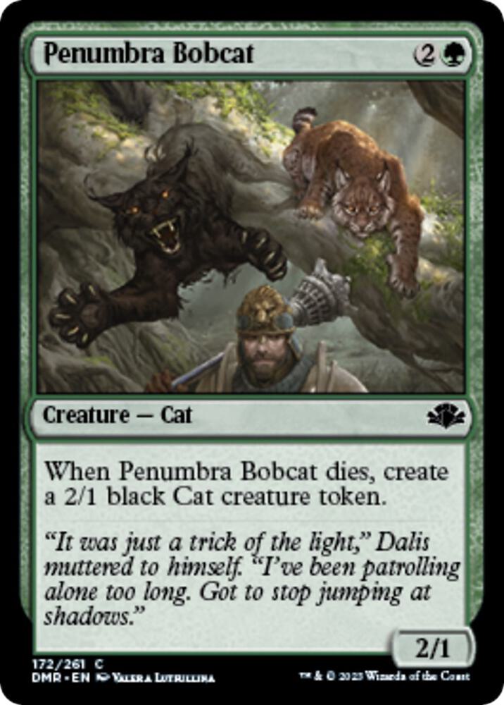 Penumbra Bobcat [Dominaria Remastered] 172