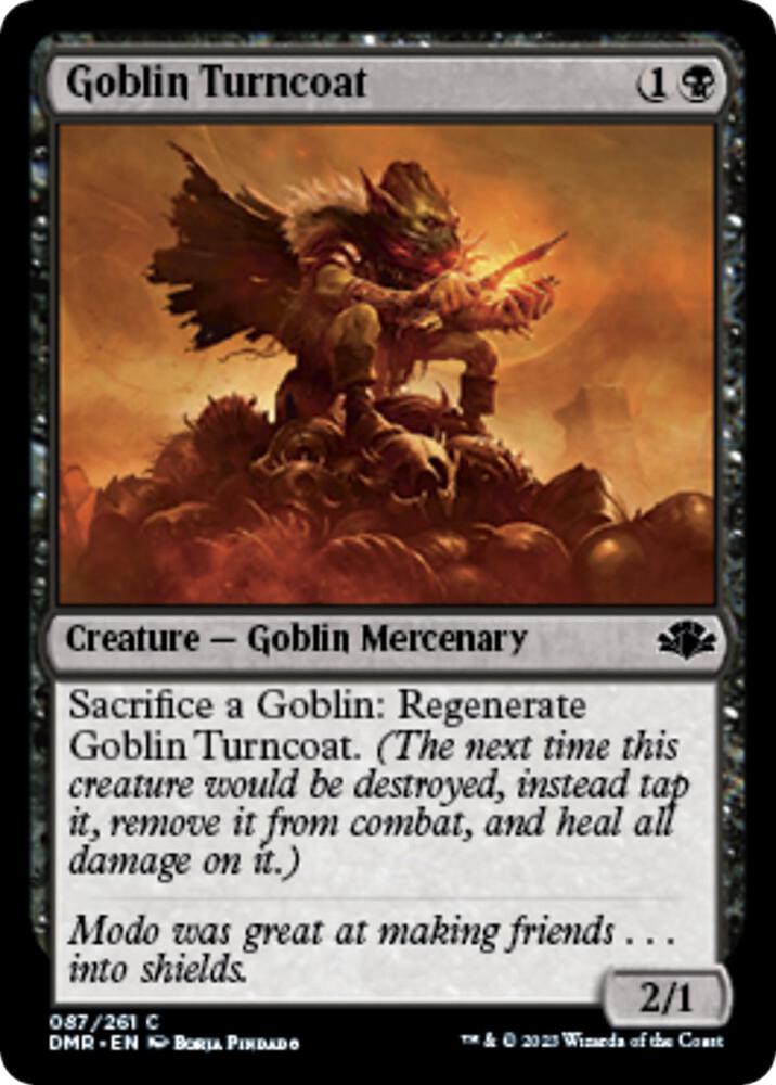 Goblin Turncoat [Dominaria Remastered] 87