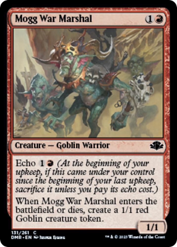 Mogg War Marshal [Dominaria Remastered] 131