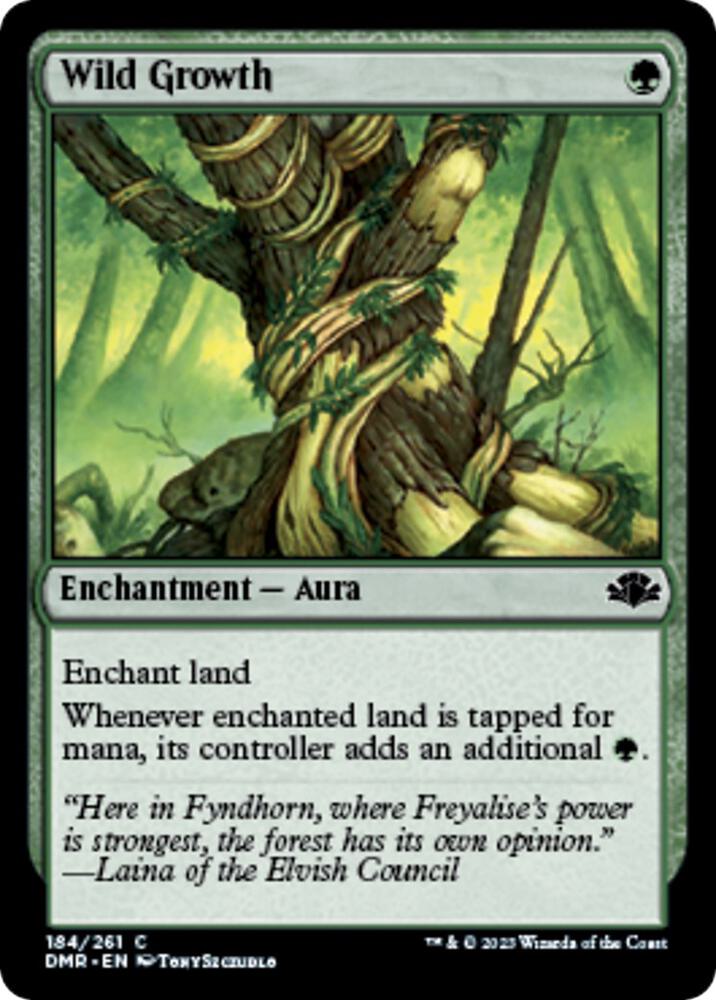 Wild Growth [Dominaria Remastered] 184