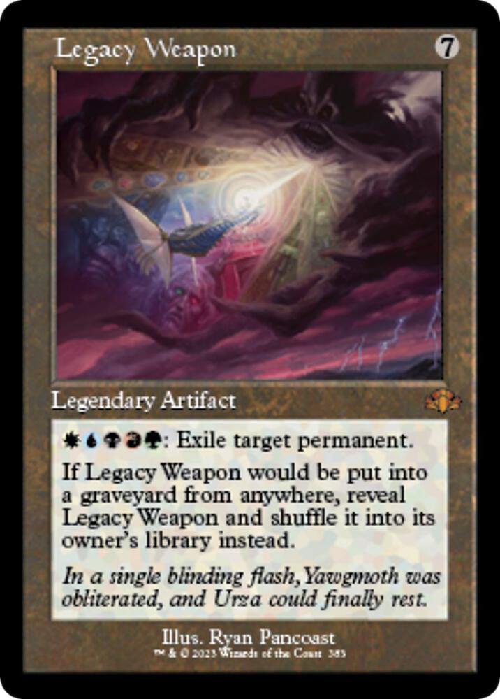 Legacy Weapon (Retro Frame) [Dominaria Remastered] 383