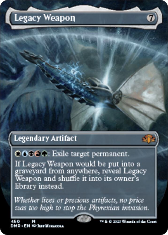 Legacy Weapon (Borderless) [Dominaria Remastered] 450