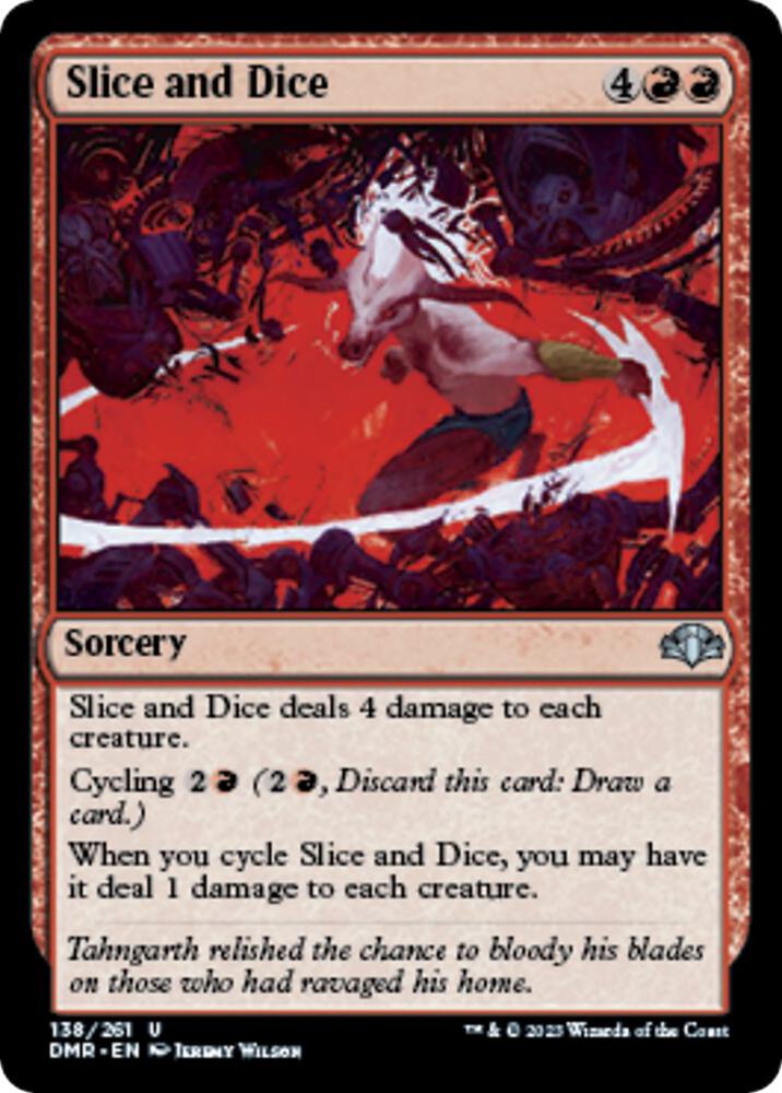 Slice and Dice [Dominaria Remastered] 138