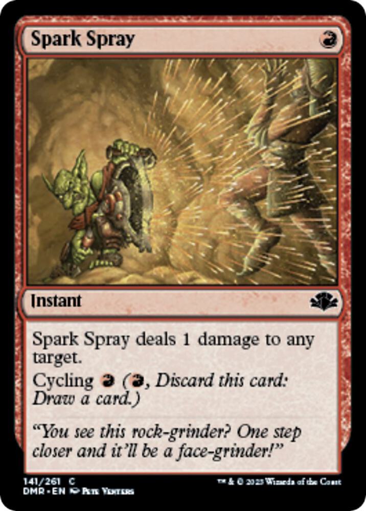 Spark Spray [Dominaria Remastered] 141