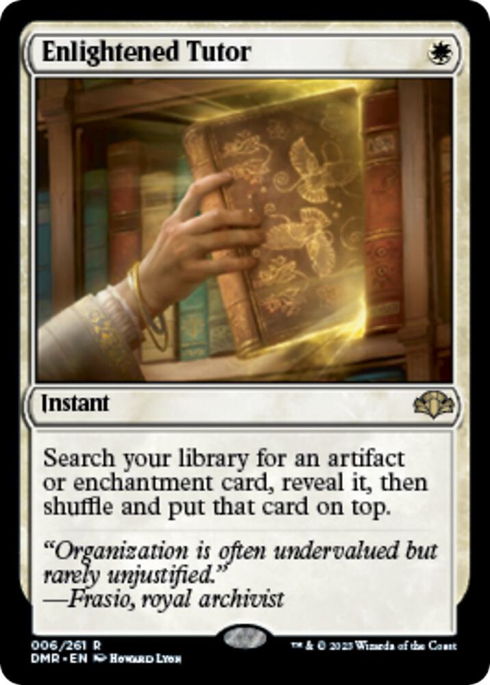 Enlightened Tutor [Dominaria Remastered] 6