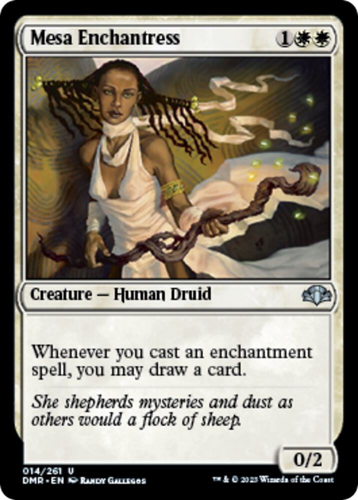 Mesa Enchantress [Dominaria Remastered] 14