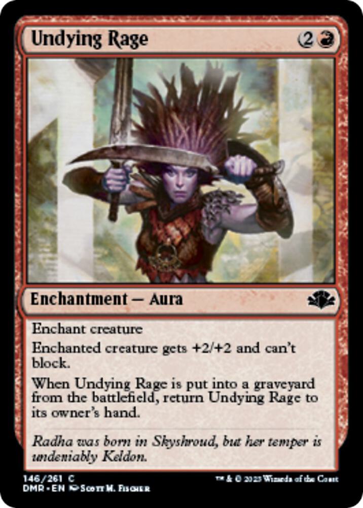 Undying Rage [Dominaria Remastered] 146