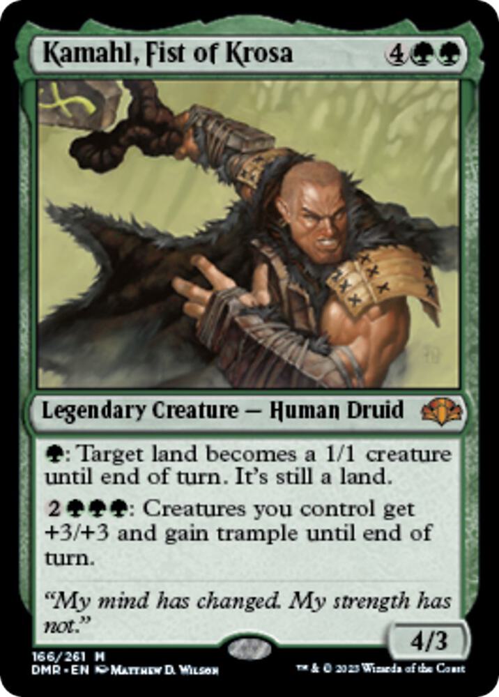 Kamahl, Fist of Krosa [Dominaria Remastered] 166