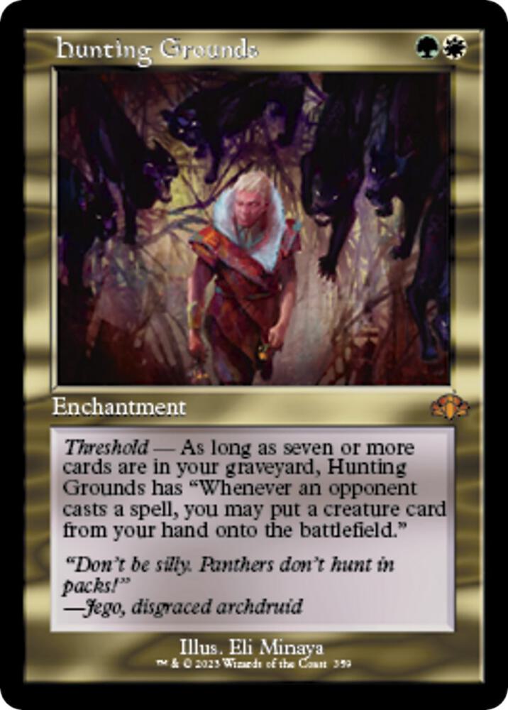Hunting Grounds (Retro Frame) [Dominaria Remastered] 359