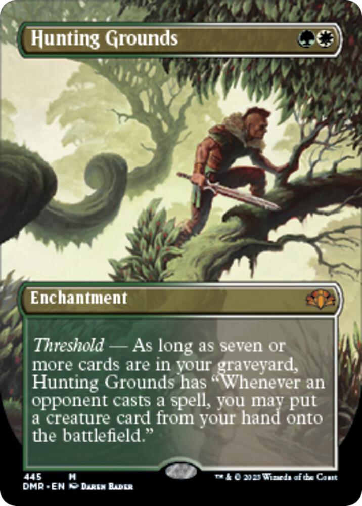 Hunting Grounds (Borderless) [Dominaria Remastered] 445