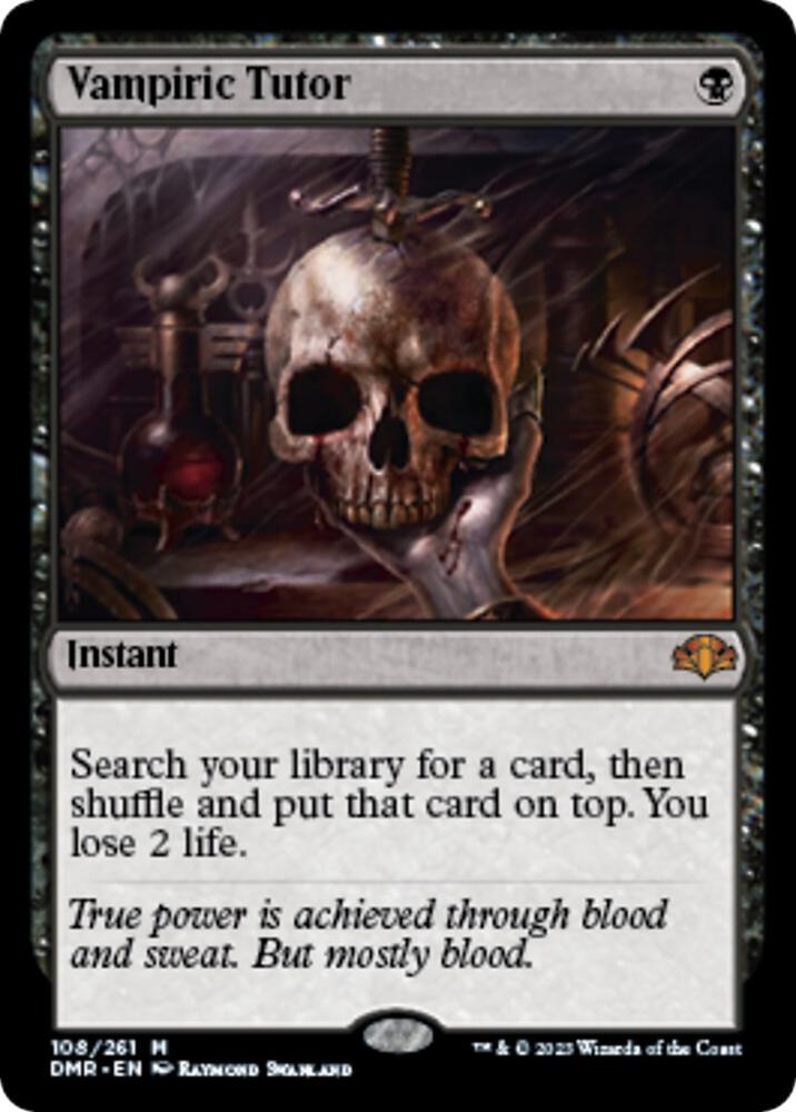 Vampiric Tutor [Dominaria Remastered] 108