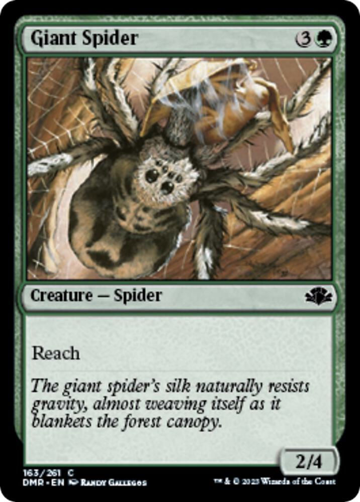 Giant Spider [Dominaria Remastered] 163