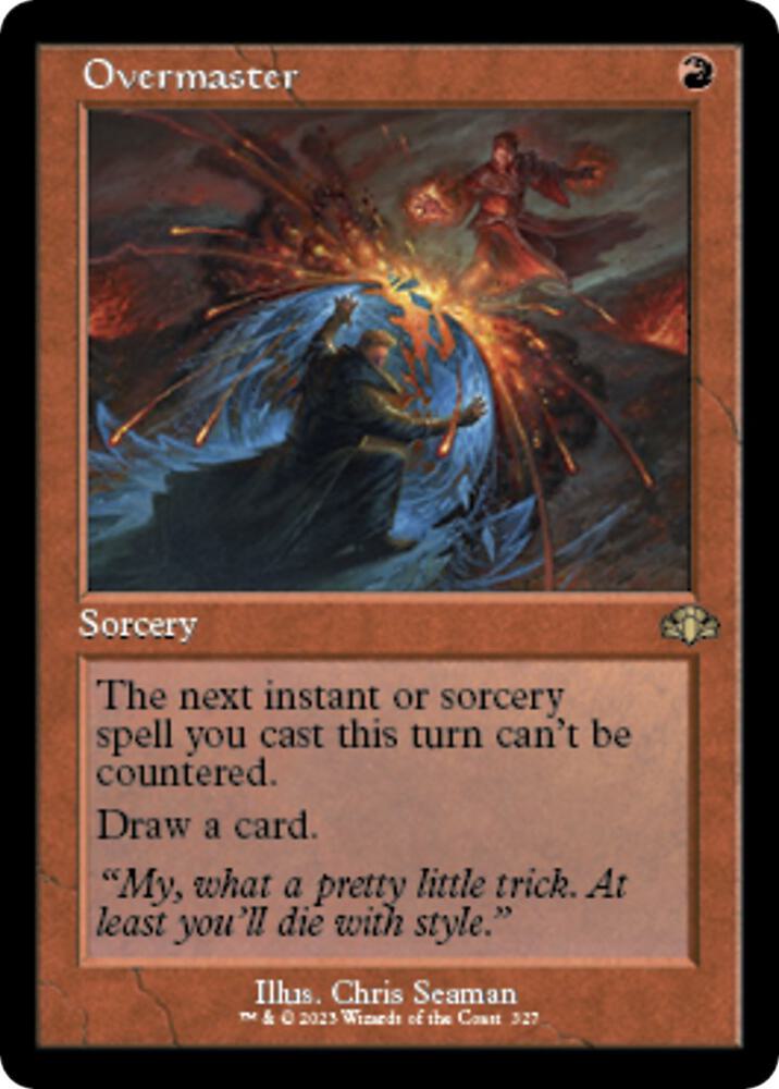 Overmaster (Retro Frame) [Dominaria Remastered] 327