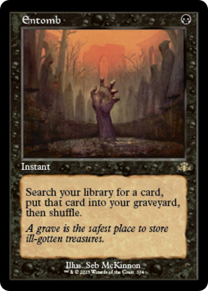 Entomb (Retro Frame) [Dominaria Remastered] 304