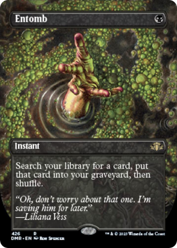 Entomb (Borderless) [Dominaria Remastered] 426