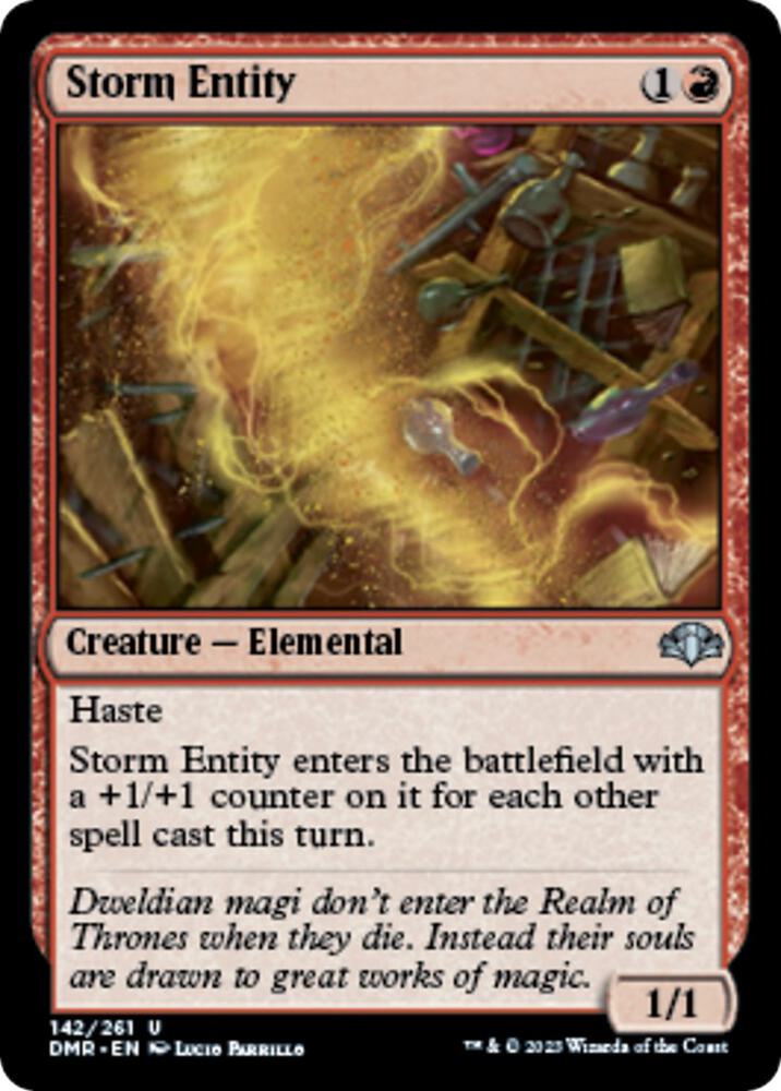 Storm Entity [Dominaria Remastered] 142