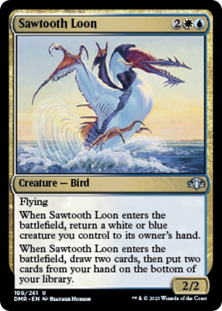 Sawtooth Loon [Dominaria Remastered] 199