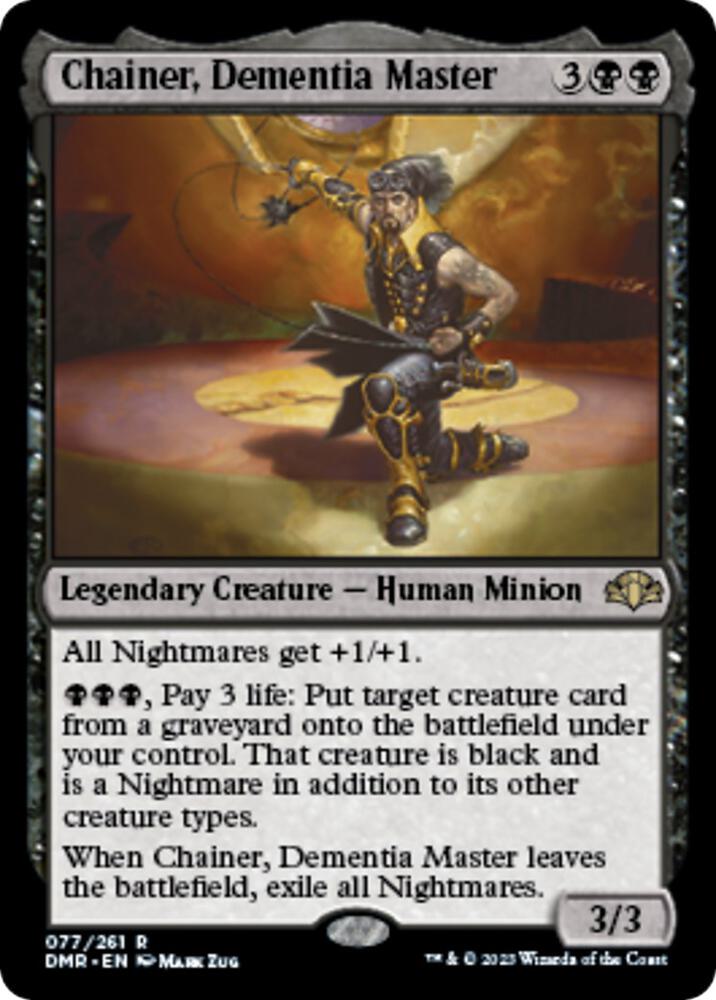Chainer, Dementia Master [Dominaria Remastered] 77
