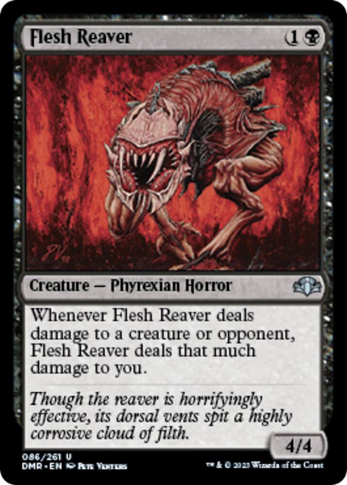 Flesh Reaver [Dominaria Remastered] 86