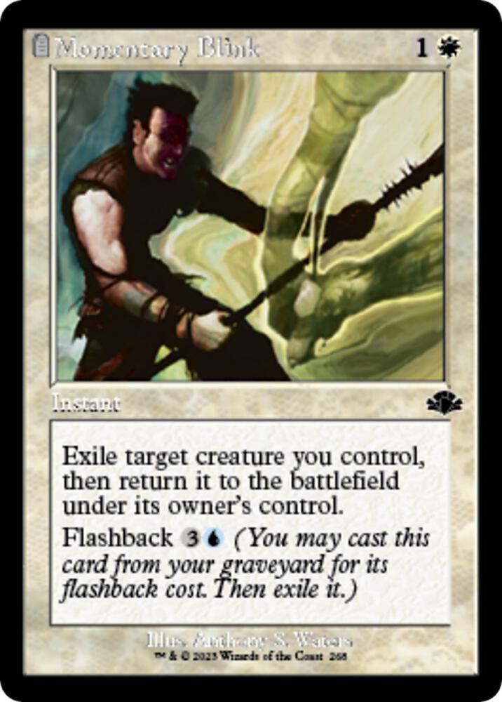 Momentary Blink (Retro Frame) [Dominaria Remastered] 268