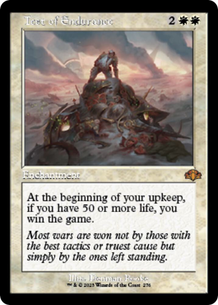 Test of Endurance (Retro Frame) [Dominaria Remastered] 276